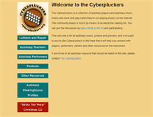 Tablet Screenshot of cyberpluckers.org